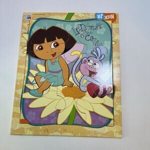 Nick Jr Dora the Explorer and boots Milton Bradley 2007 puzzle 9 piece‎